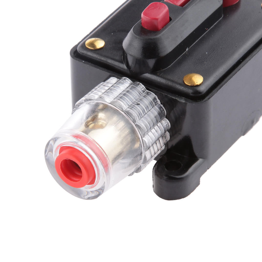 Car Circuit Breaker Reset Fuse Holder Overload Protection 250A 12V For Car RV Truck Trailer Boat Audio/Video System Waterproof