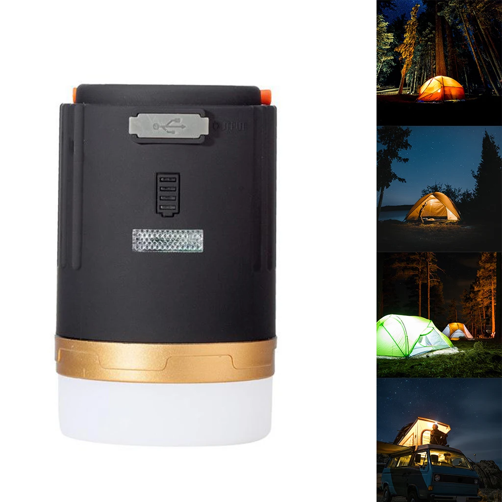 Outdoor LED camping tent lamp USB rechargeable emergency lamp magnet adsorption lamp lighting waterproof remote control