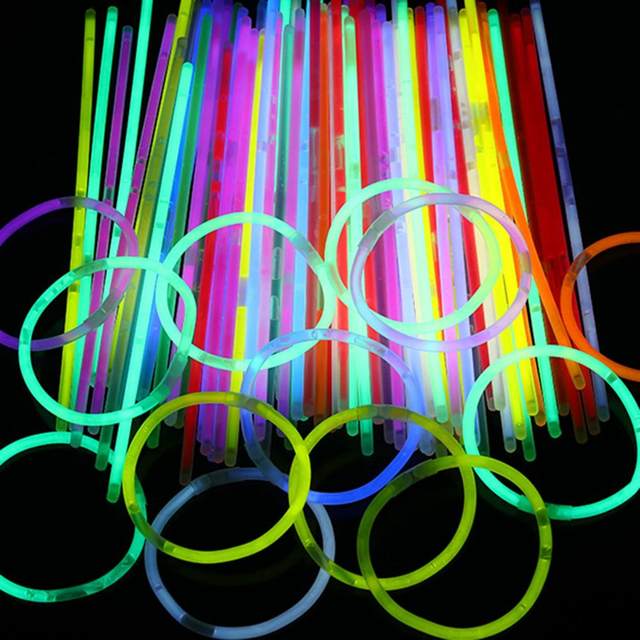 20/50/100pcs Party Fluorescence Light Glow Sticks Bracelets