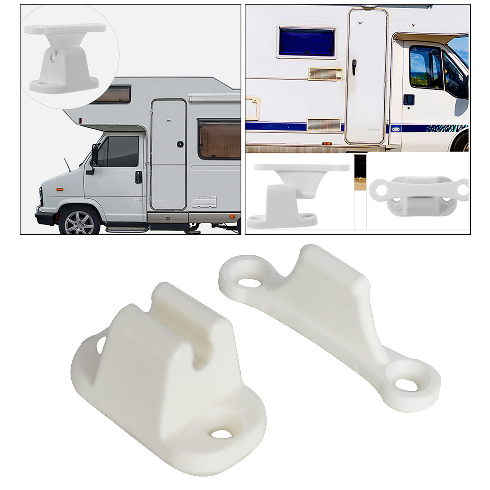 T-Shaped Heavy Duty Durable Door Stopper Retainer Latch Retainer Bracket for RV Motorhome