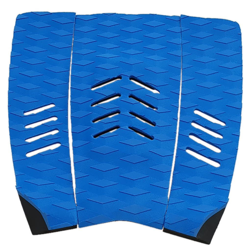 3 Packs Anti-Slip Surfing Traction Tails Pad Diamond Grooved Deck Grip Mats for Fish Skimboard Longboard Funboard Stomp Pads