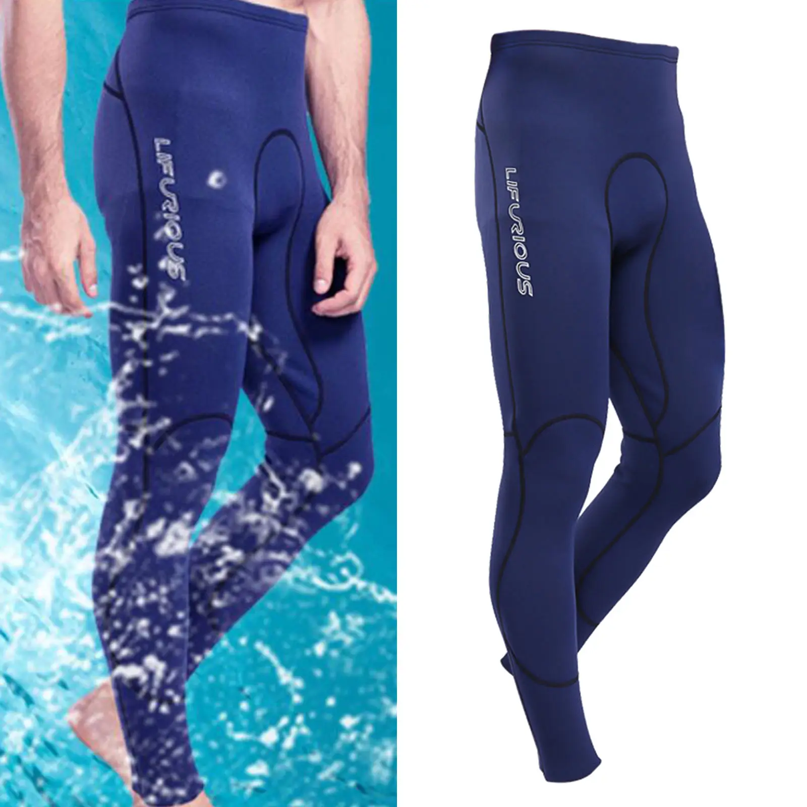 Wetsuit Warm Men Stretch Pants for Diving Spearfishing Paddling Trousers 