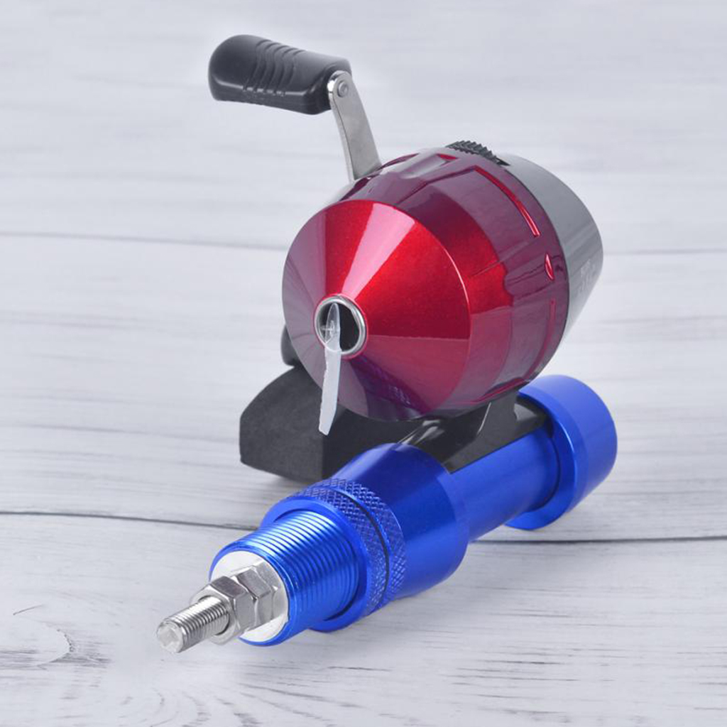 Fishing Reel Closed Face Spinning Trigger Spin Reel For Right Left Hand Red