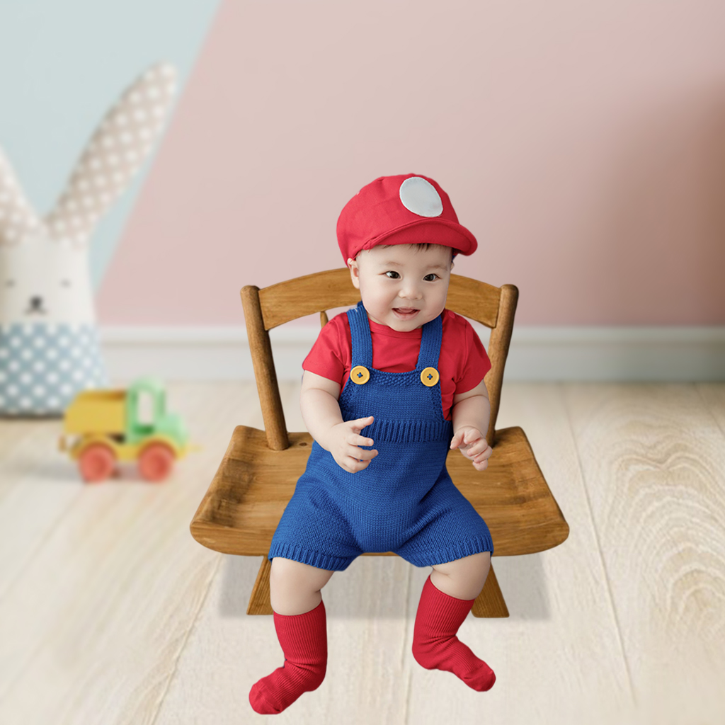 Baby Newborn Chair Wooden Accessories Ornaments Scene Filming Picture