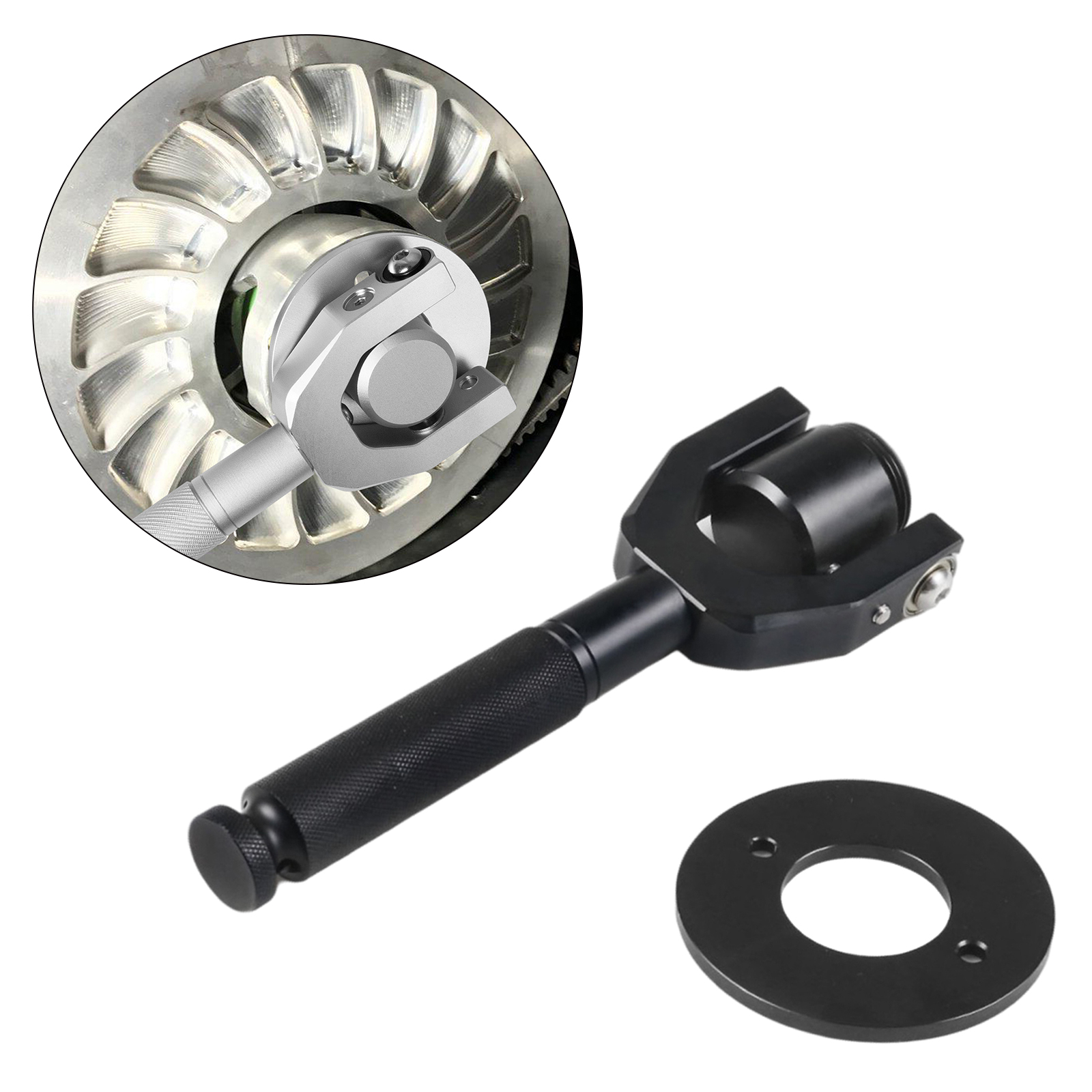 Belt Changing Tool Clutch Removal Compatible with Can-Am Maverick X3 Black