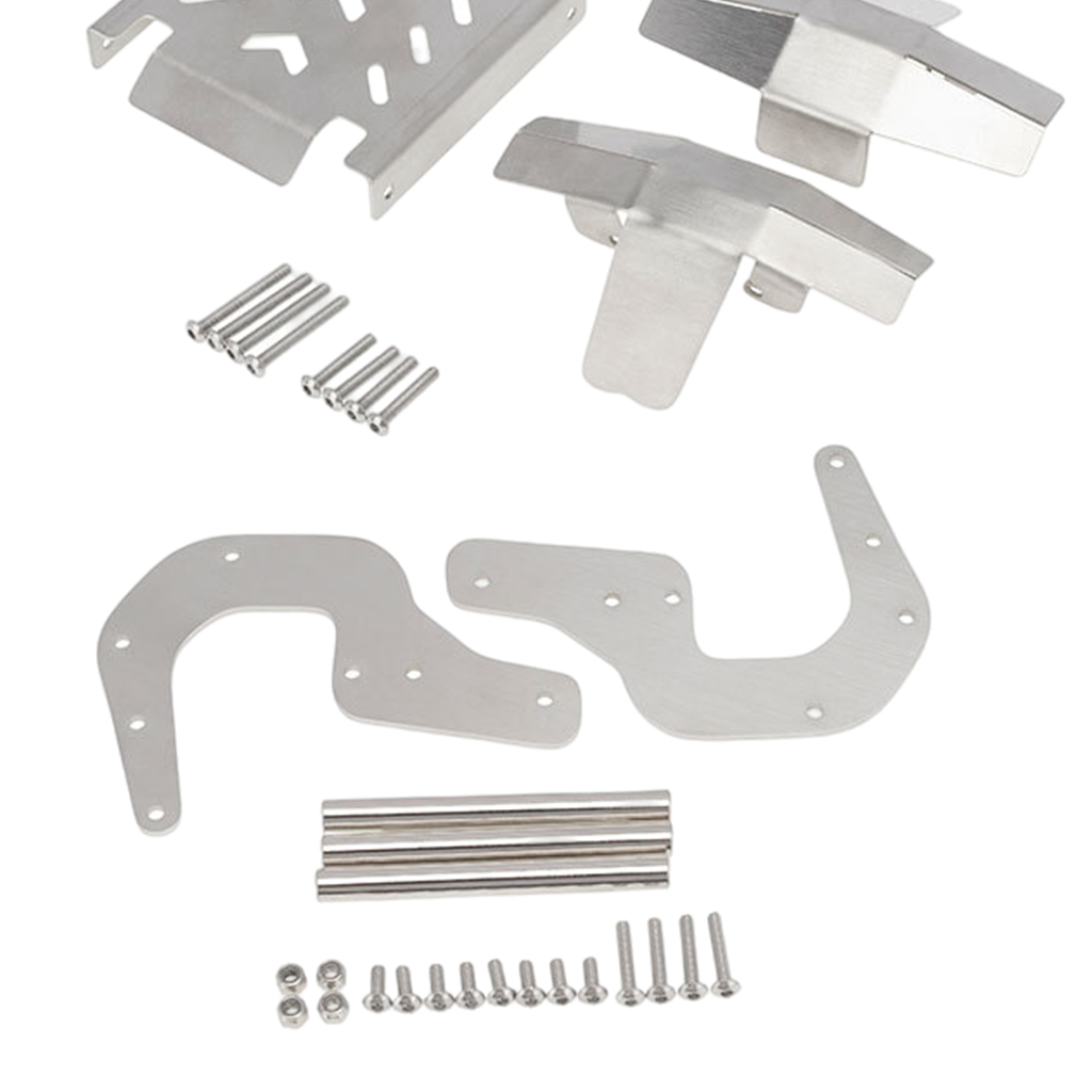 Stainless Steel Car Skid Plate Protection Plate Chassis Guard fits for LOSI LMT RC Monsters Truck