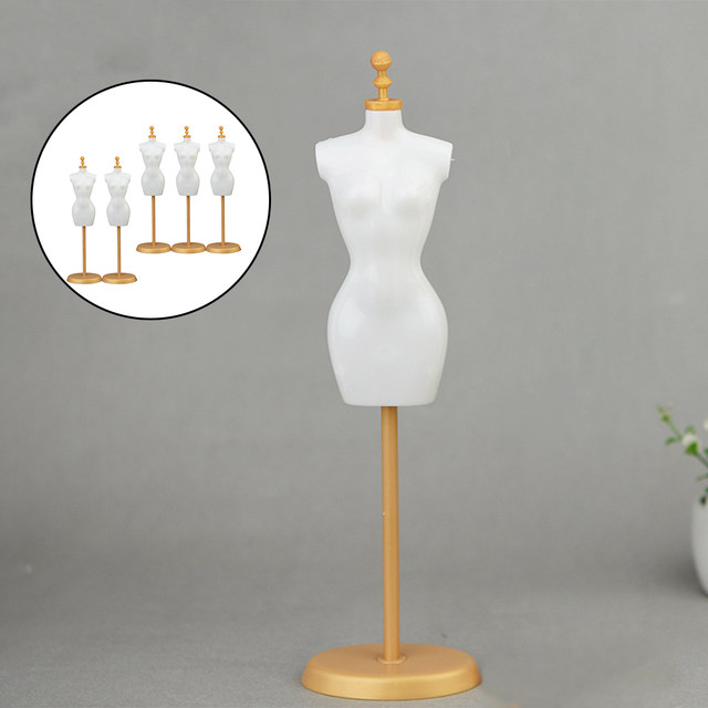 6 Pcs Doll Model Stand Doll Dress Mannequin Stand Mini Model