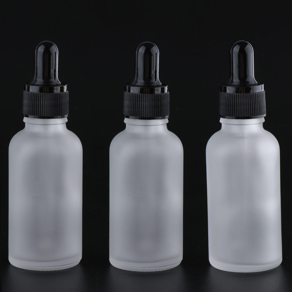 1oz Clear Glass Dropper Bottles Eye Dropping Pipette Essential Oils Vial 30x