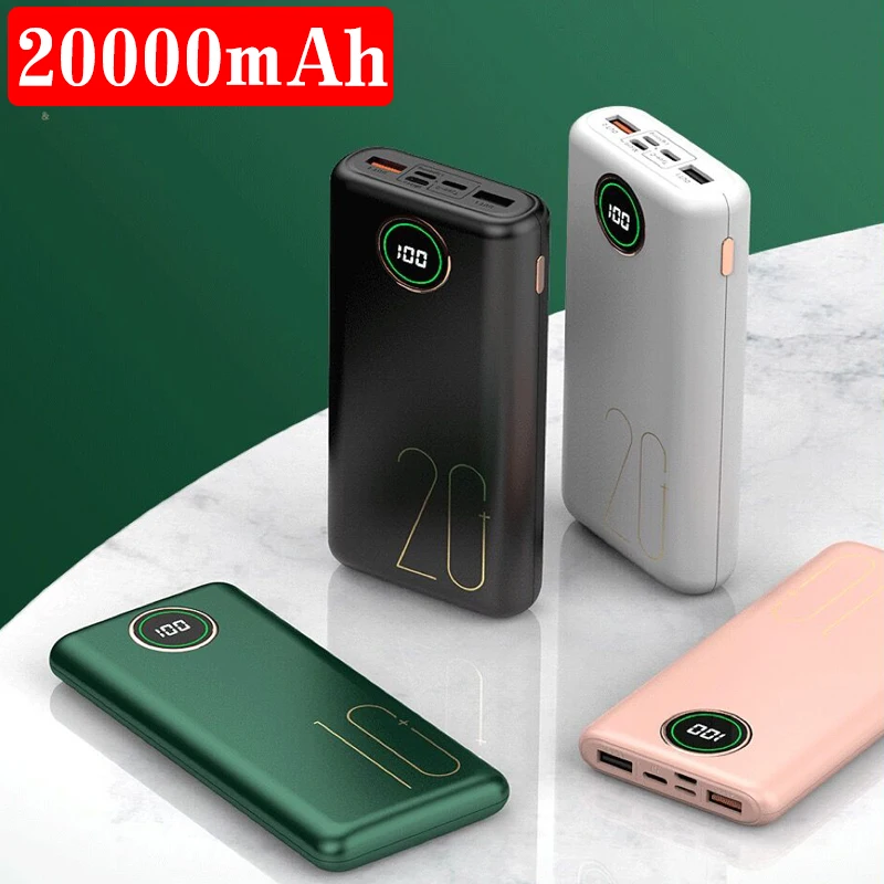 OLOEY 20000 MAh Power Bank USB Fast Charging 20000mAh Power Bank For Xiaomi Samsung Portable External Battery Charger Power Bank anker powercore 20000