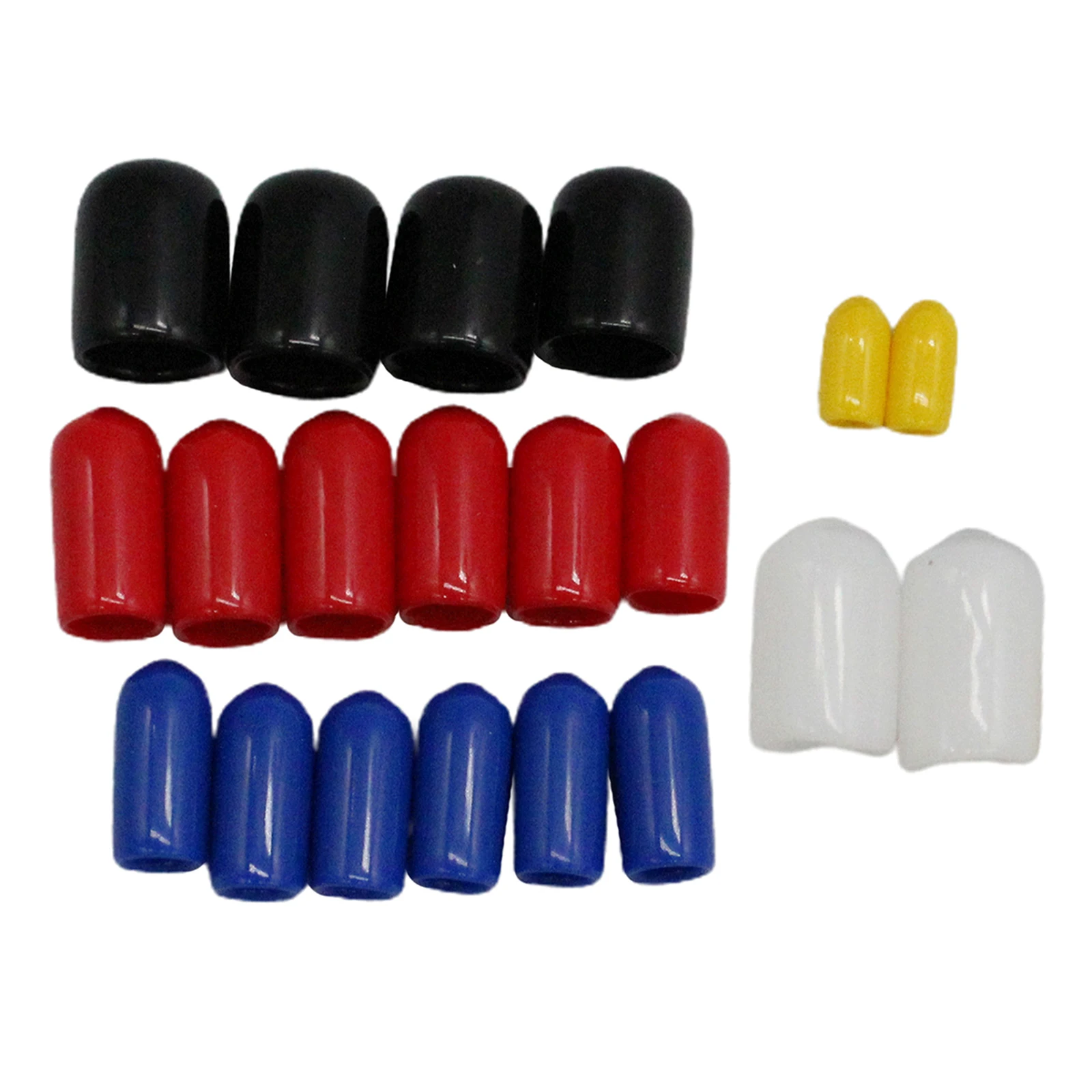 20pcs PVC Vacuum Cap Assortment 1/8in 3/16in 1/4in 3/8in 5/16in Set Kit For Chevy Car Accessories Hoses & Clamps