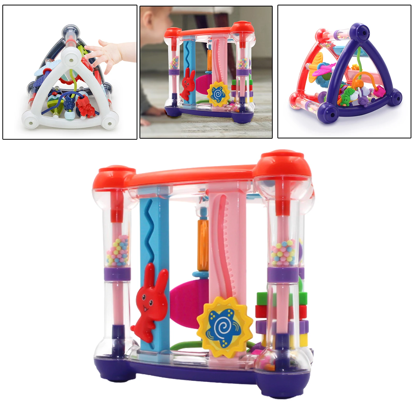 Baby Activity Cube Toy Development Educational Game Play Learning Center Toy for 1 Year Old Baby Toddler Boys and Girls