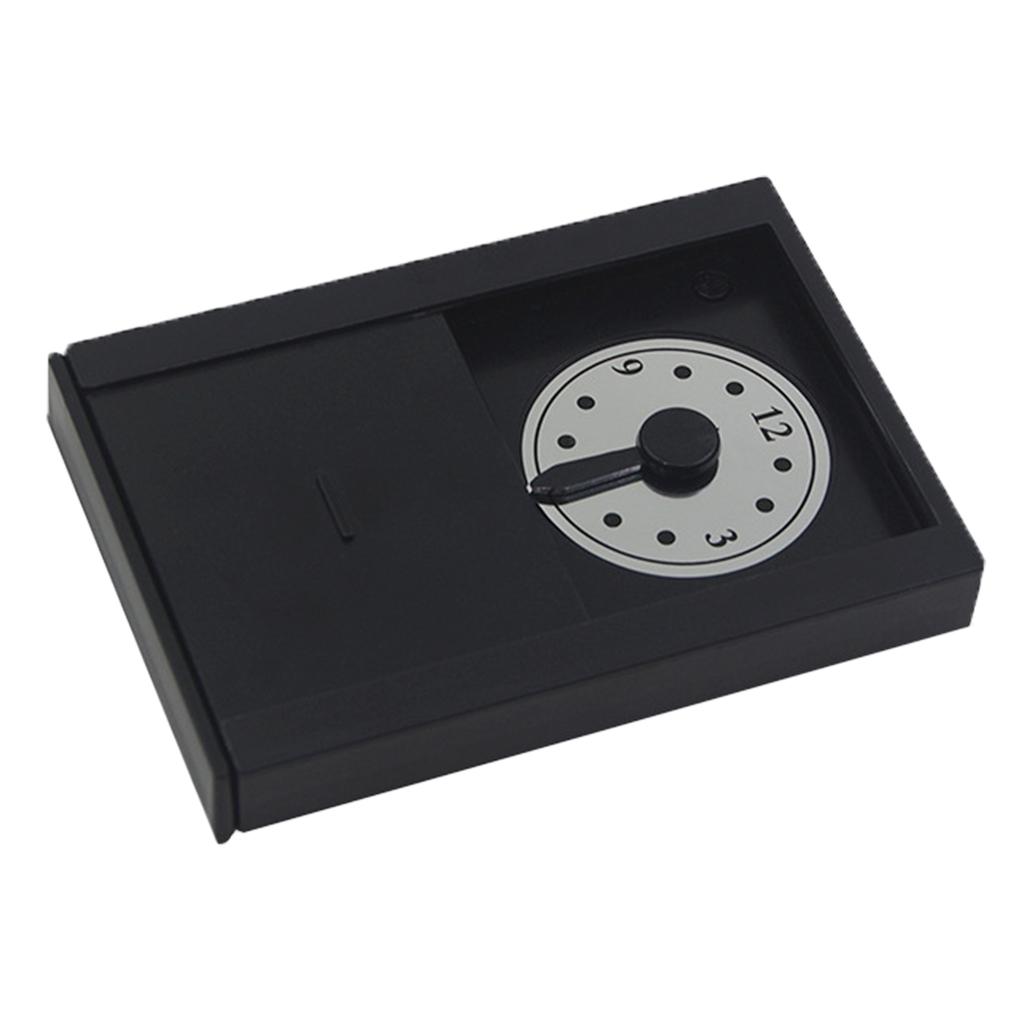 Prediction Clock Tricks Mentalism Large Size Time Illusion Amazing Toy Close up Time Space Treasure Box for Party Magician