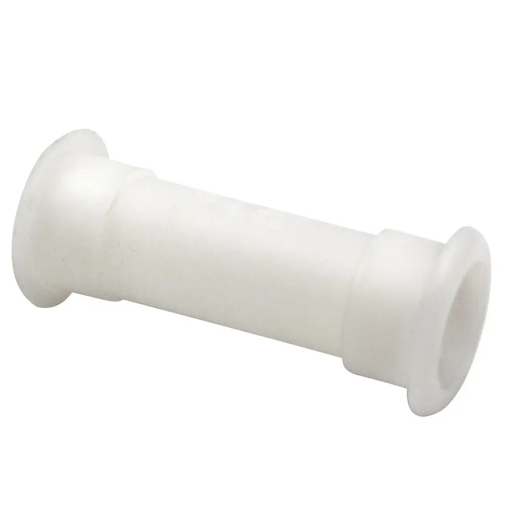 1 Piece Boat 3/4 Inch Thru Hull White Plastic Drain Tube Up To 2 1/2  Drain Tubes For Boat Transom