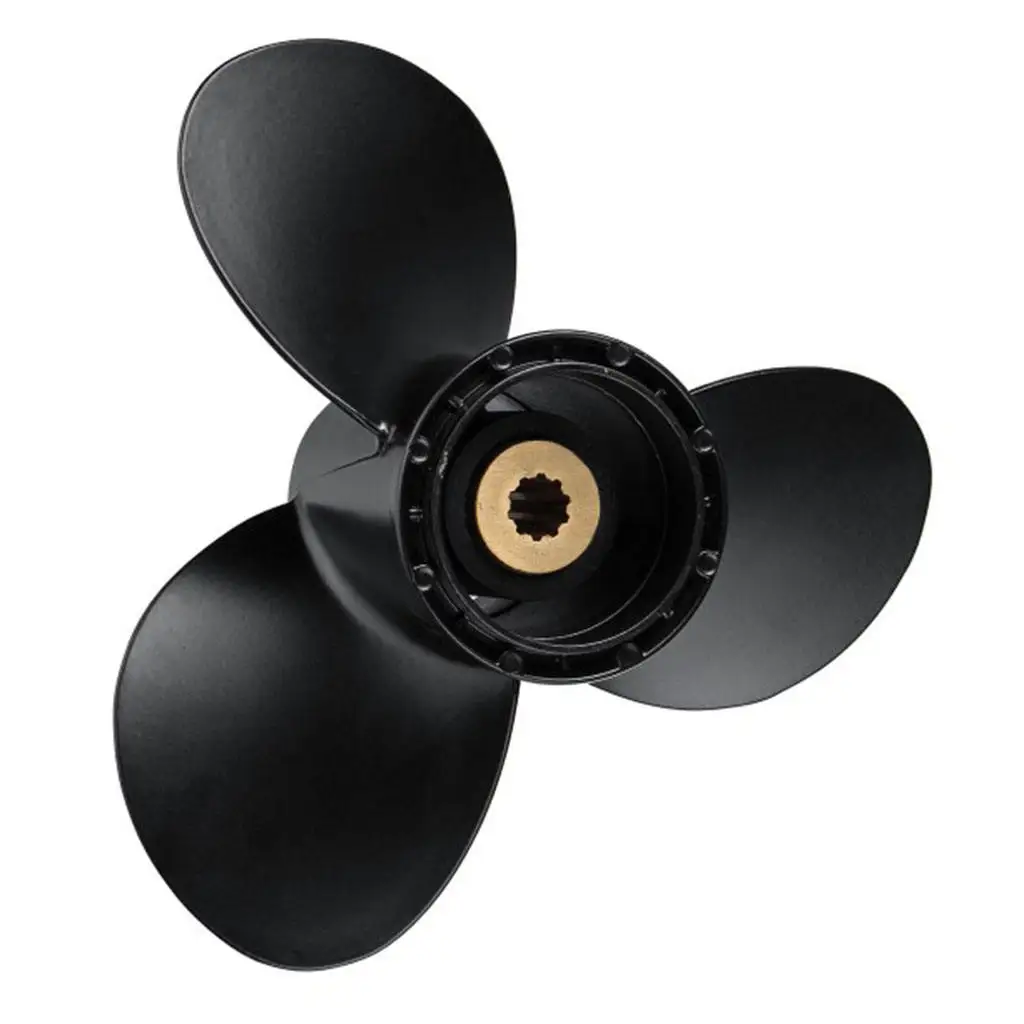 Aluminium Alloy Propeller Black for Suzuki Outboard Engine 8-15HP