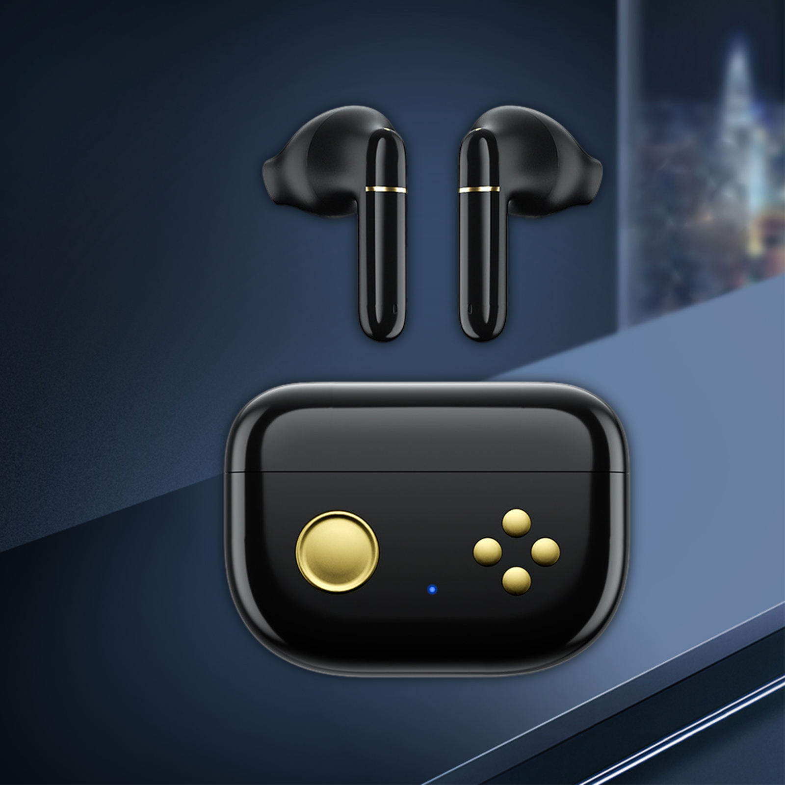 Bluetooth 5.0 Earphones NFC with Mic Easy Pairing in-Ear Headphones for Music Sports