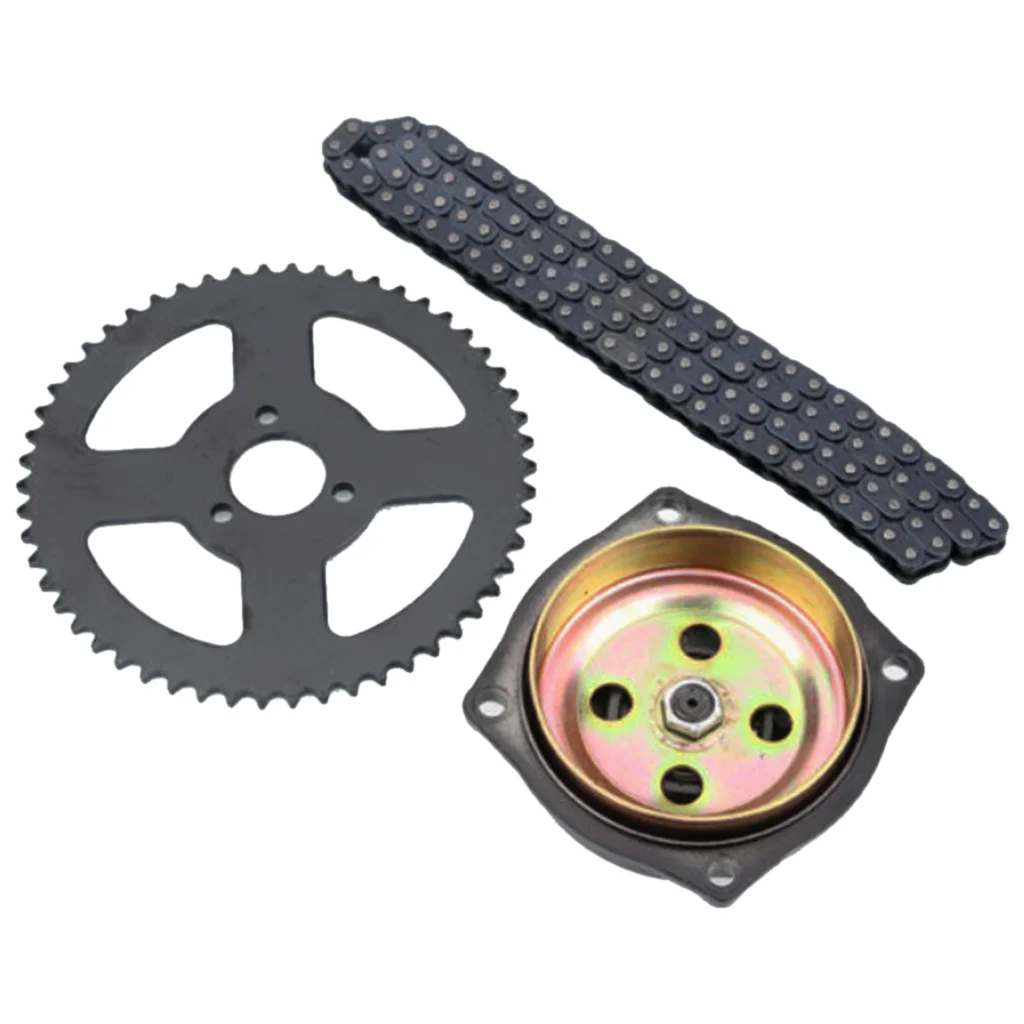 Drive Gear Box fit for 49cc Mini Small Sports Pocket Bike 2 Stroke Motorcycle Scooter D DOLITY T8F 54T 54 Tooth Rear Sprocket Chain 