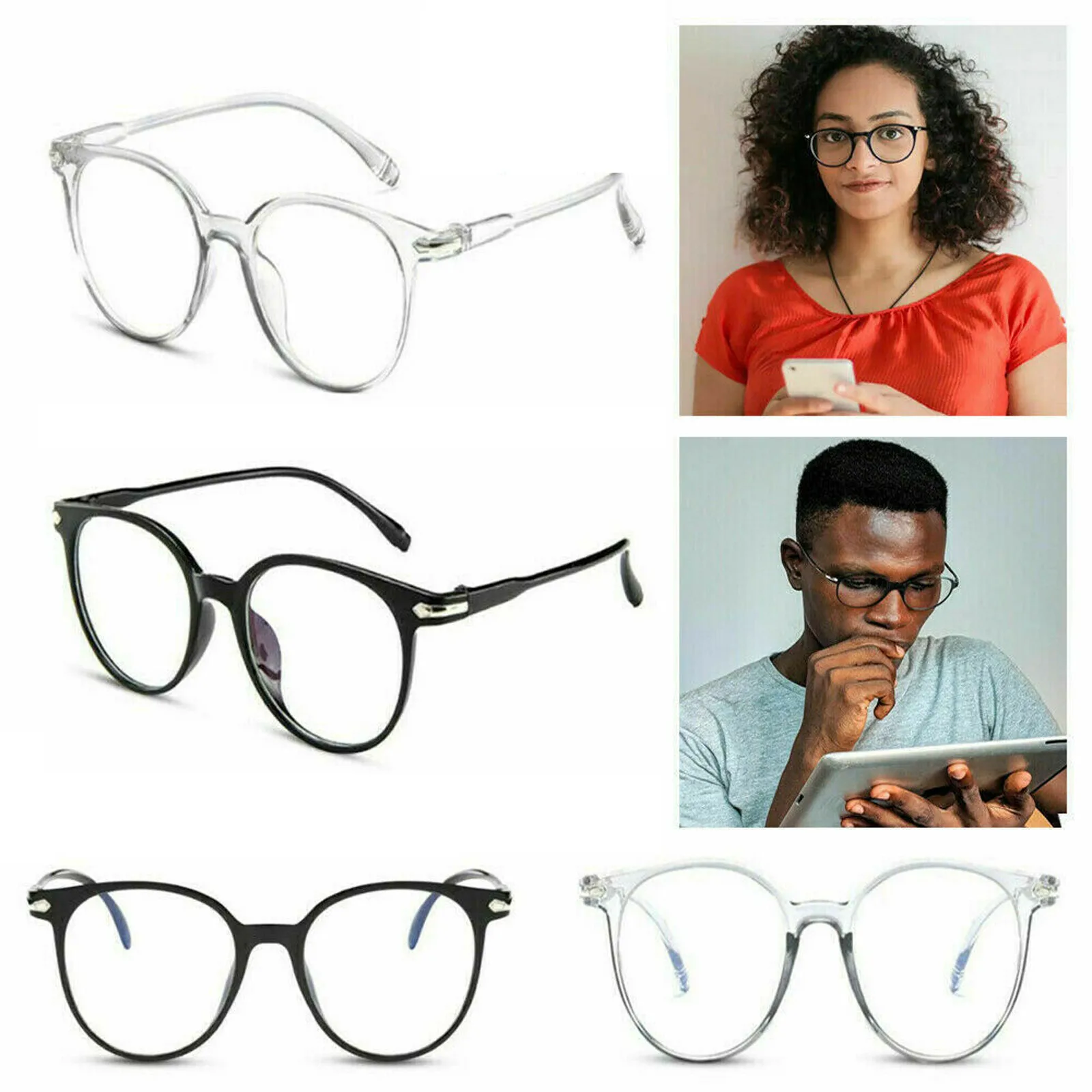Decorative Glasses Gaming Glasses Computer Anti-fatigue Blue Light Blocking Filter Eyeglasses Woman And Men's Glasses Очки#3 blue light blocking reading glasses
