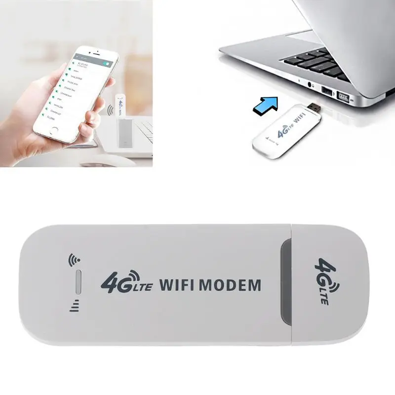 modem usb wifi 4g 4G LTE USB Modem Network Adapter With WiFi Hotspot SIM Card 4G Wireless Router For Win XP Vista 7/10 10.4 IOS 5g modem usb