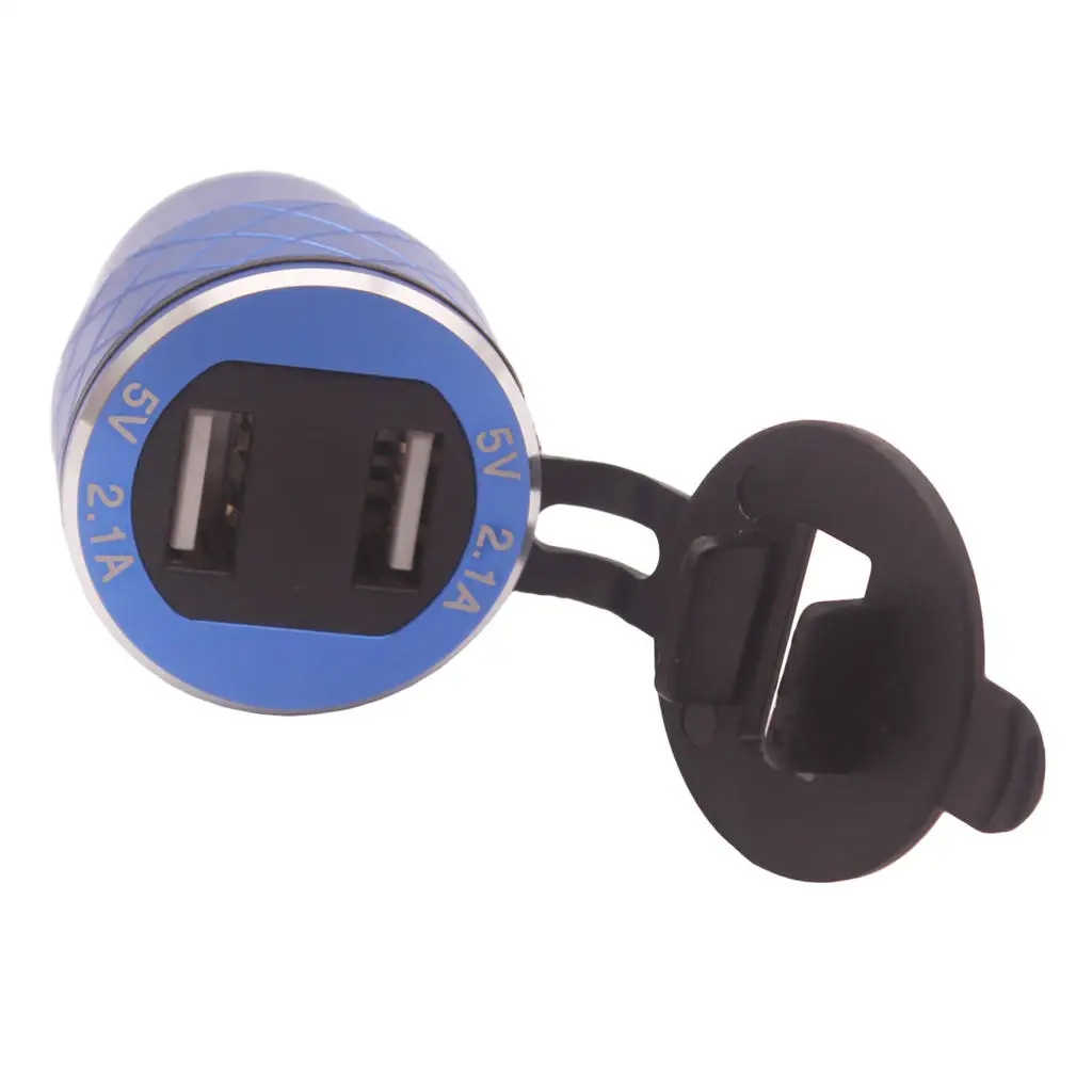 Motorcycle Dual USB Adapter Charger For  For   800XC Plug Socket