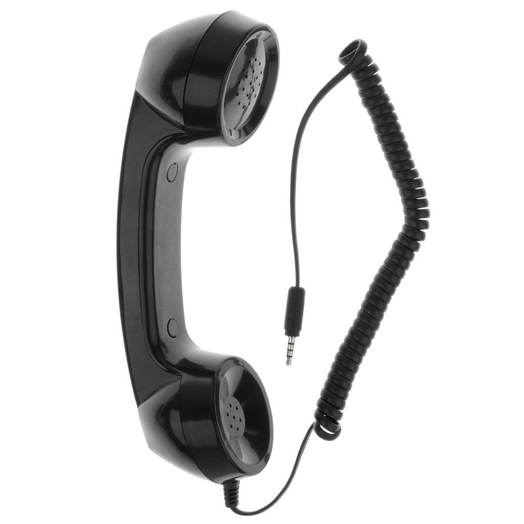 Radiation Protection 3.5mm Retro Telephone Cell Phone Handset Receiver