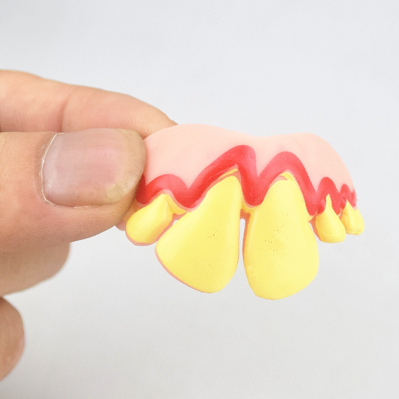 Halloween Dentures Tricky Funny Toys Funny Dentures Buck Teeth Soft ...