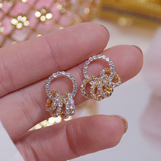 STONE HENgE] 韓国☆14K Gold☆Unicorn horn cubic Earrings
