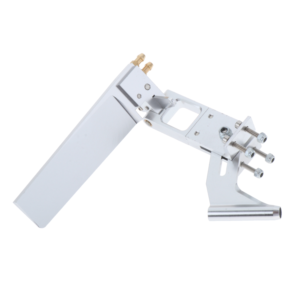 RC Rudder Water Absorbing Steering Rudder With Suction Device for RC Boat, Aluminum Alloy