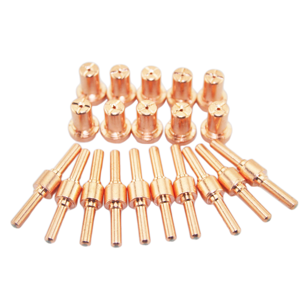 10Set Extended Air Plasma Nozzles Electrode Cutter Cutting Fit for PT31 Torch