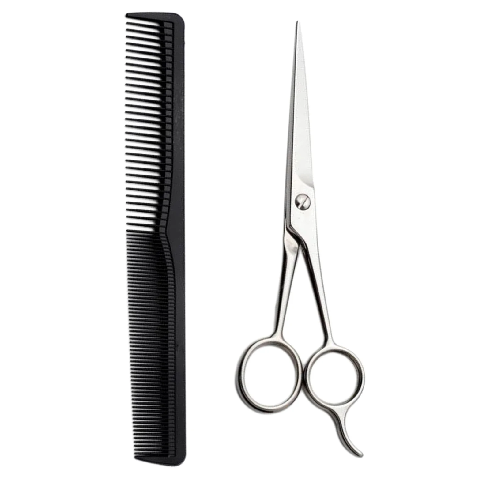 Hair Cutting Scissors 6.5 Overall Length Hairdressing Shears with Comb Hair Scissors Cutting Shears Hairdressing Comb