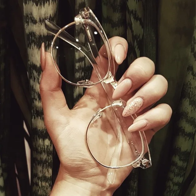 2019-Half-Metal-Women-Glasses-Frame-Men-Eyeglasses-Frame-Vintage-SquareClear-Glasses-Optical-Spectacle-Frame-spectacles