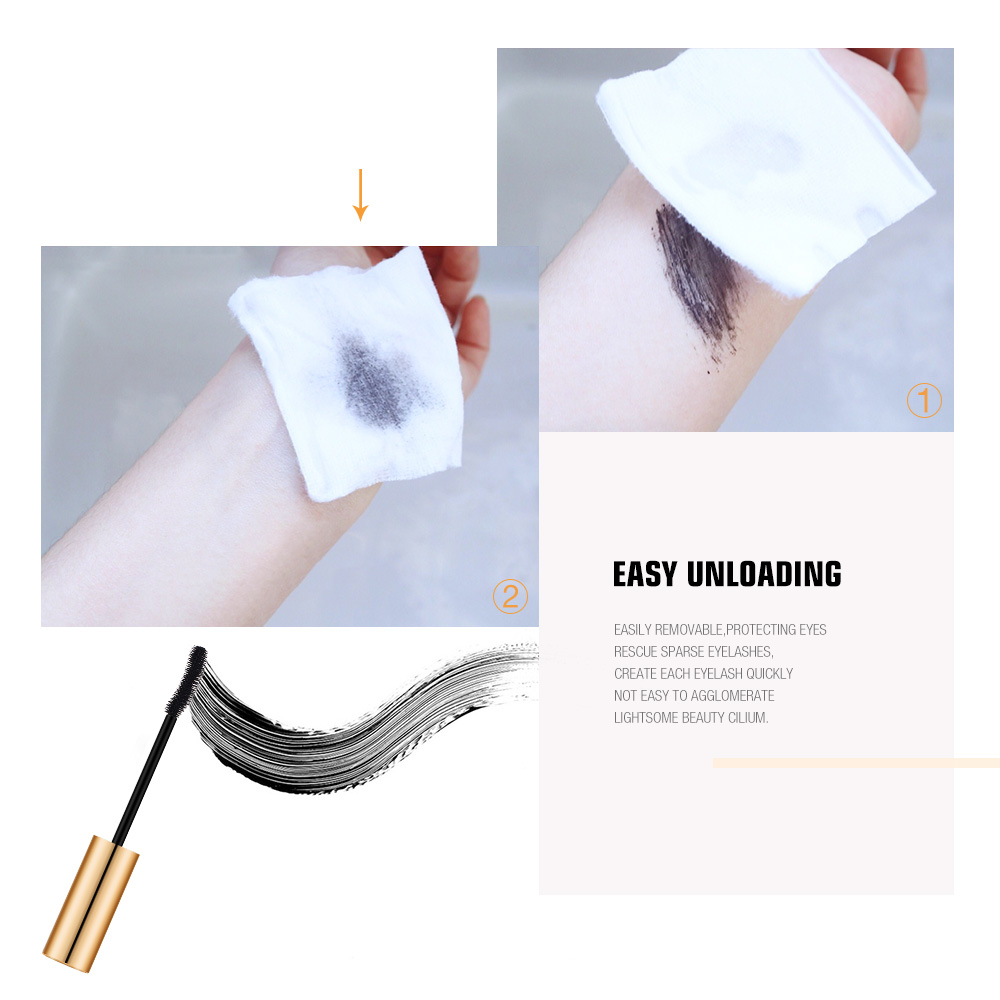 Best of O.TWO.O 3D Mascara Lengthening Black Lash Eyelash Extension Eye Lashes Brush Beauty Makeup Long-wearing Gold Color Mascara Reviews & Tips - Image 4