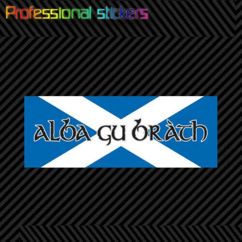 Car Sticker "Alba" Sticker Scotland Britain approx 9x9cm konturgeschn. 