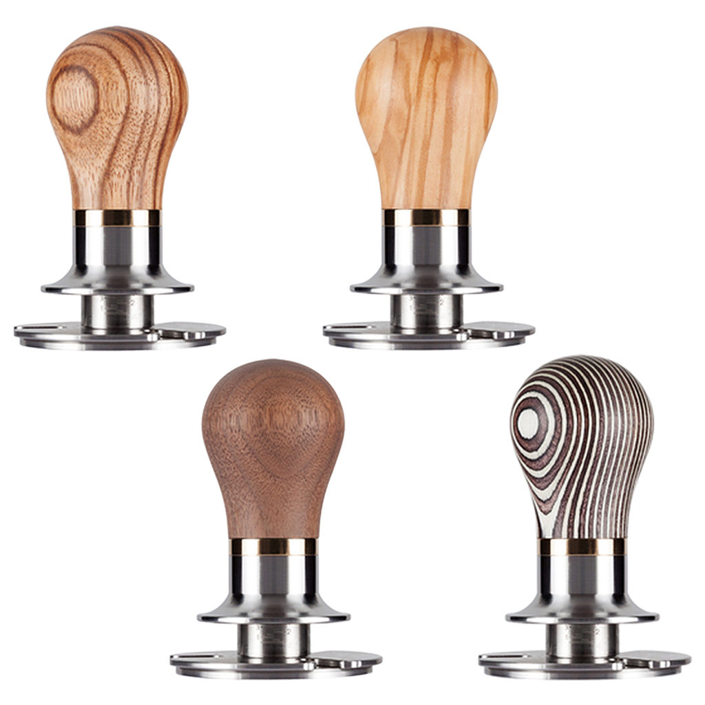 Food Grade 58.5mm Coffee Tamper Professional Wooden Handle Barista Espresso Maker Grinder High Quality  Tool