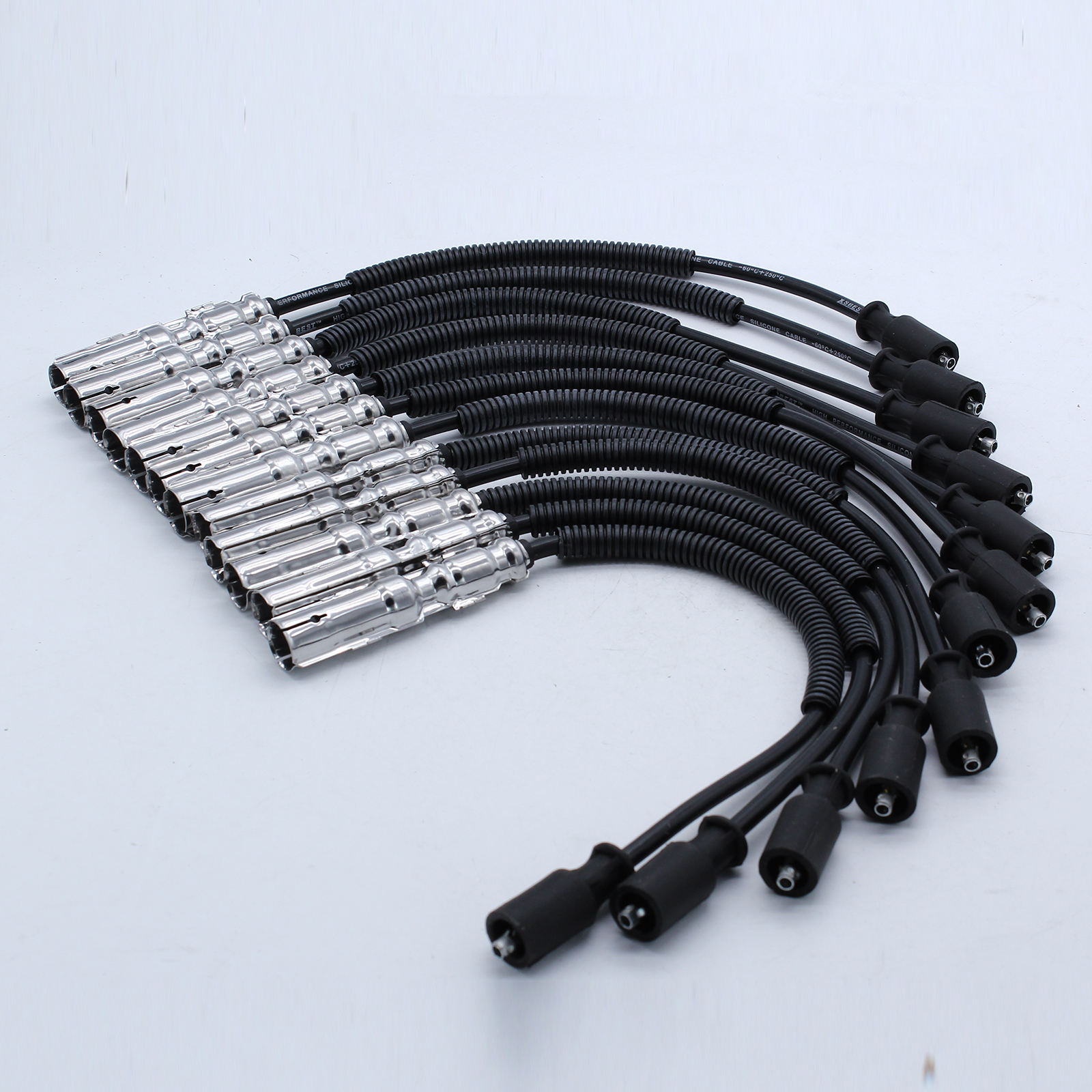 New 1121500118 Spark Plug Ignition Wire Set Fit for  C-Class C280, C32 AMG, CLK320, E320, ML320, ML350, SLK32 AMG
