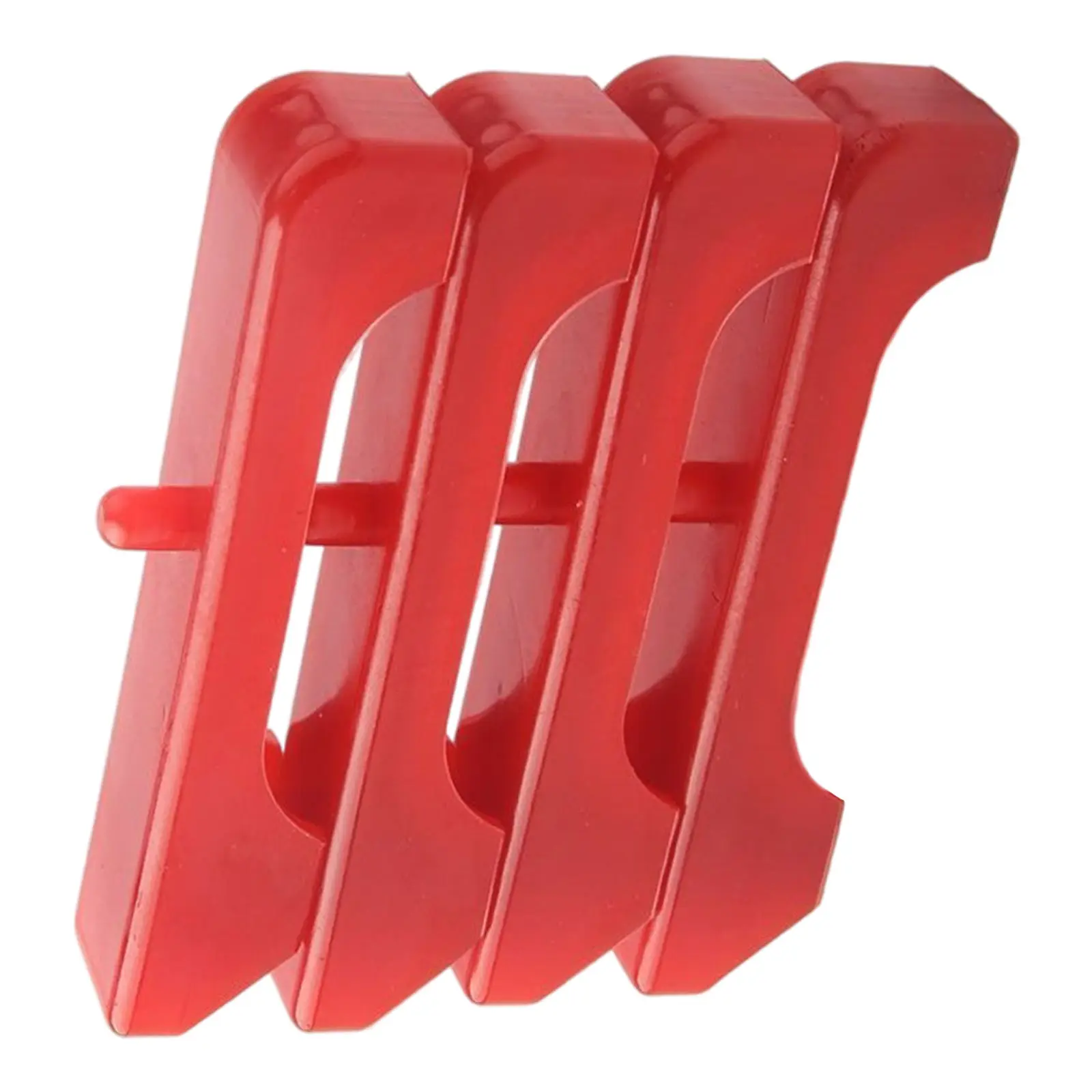 4x Auto Engine Radiator Insolators 7-1711 Direct Replacement Portable Accessory Red Urethane Fits for General Motor Vehicle