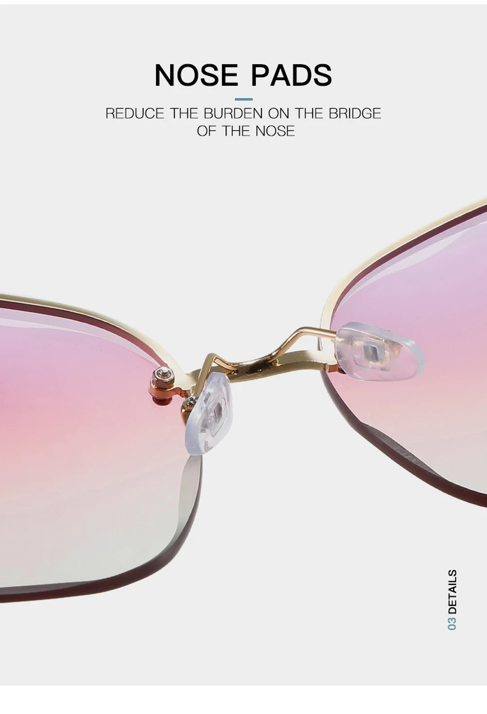 MUSELIFE 2023 Fashion Tea Gradient Sunglasses Women Ocean Water Cut Trimmed Lens Metal Curved Temples Sun Glasses Female UV400