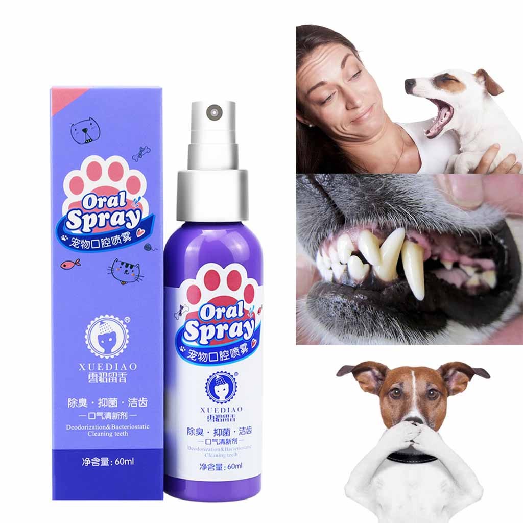 dog toothpaste spray