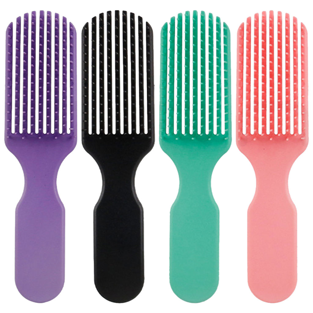 Detangling Brush Durable  Comfortable Massage Octopus Comb Essential Lightweight Coily Hair Plastic Hair Comb for Women Kids 