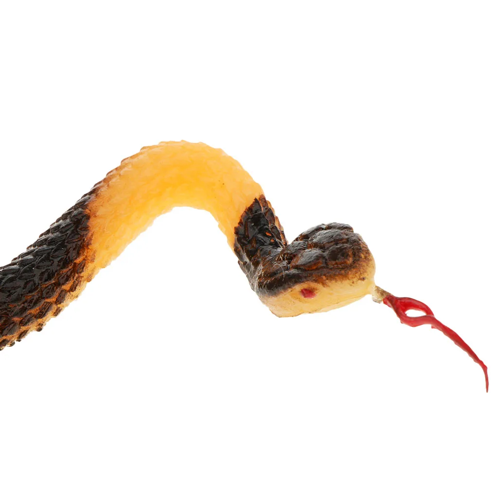 Rubber Lifelike Snake Scary Gag Prank Terrifying Party Bag Filler Toy Kids Boy Halloween Gift