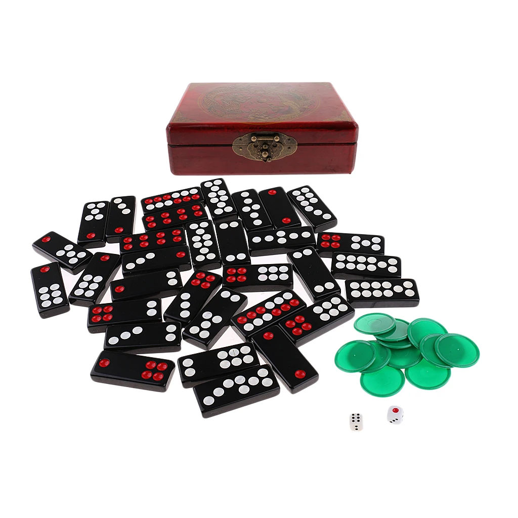 Ancient Chinese Pai Gow Gambling Set Paigow Dominoes Game Birthday Gift