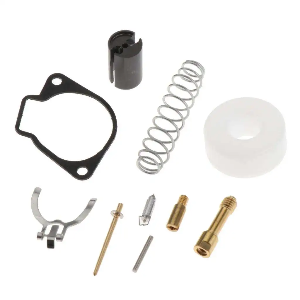 Outboard Carb Carburetor Repair Kit for Two-Stroke 43CC 47CC Mini Moto Pocket Bike Motorbike