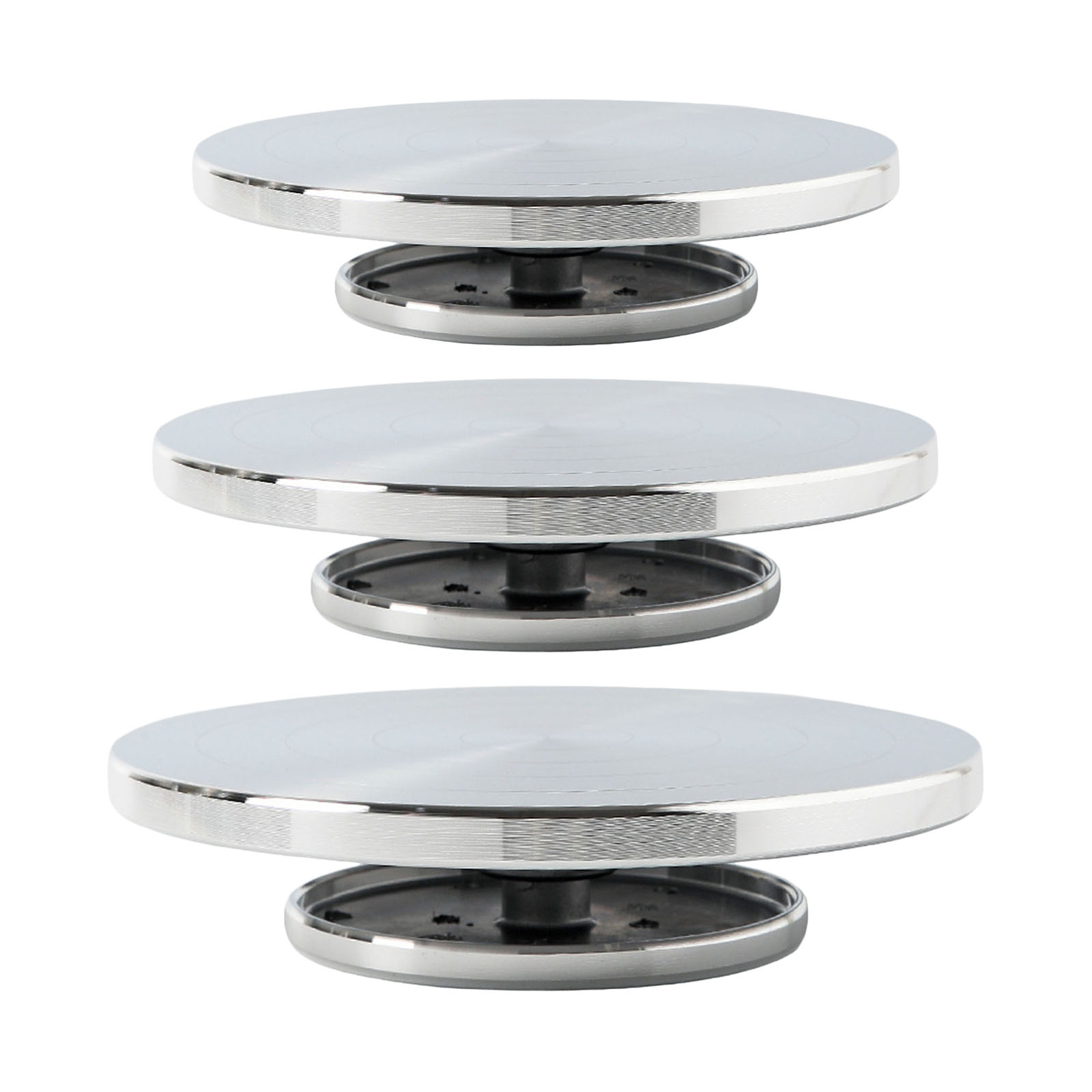 Description Picture 2 of itemDouble-Sided Pottery Wheel Aluminum Turntable Pottery Wheels Forming Turntable Sculpture Ceramic DIY Clay Tool