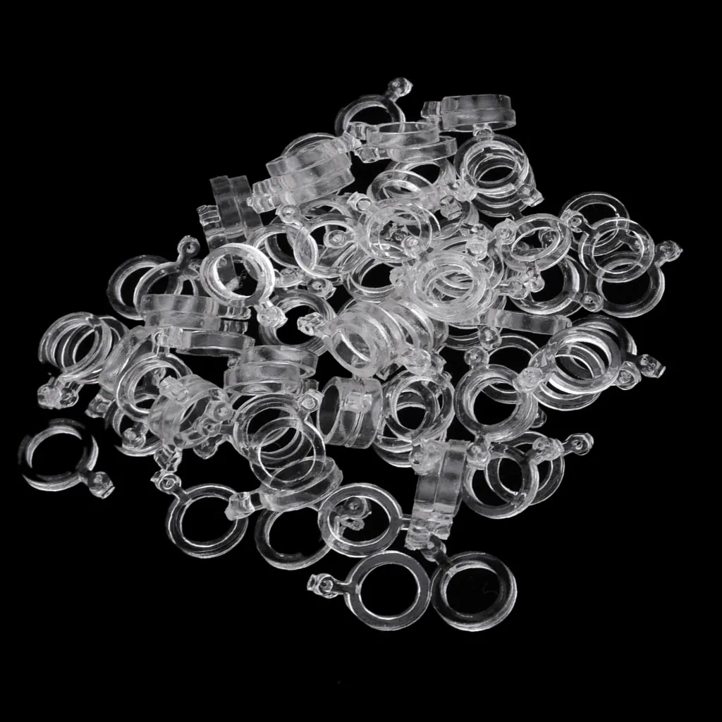 100pcs Pellet Bait Lure Band Elastic Elastic Rubber Ring Baitbands for Carp