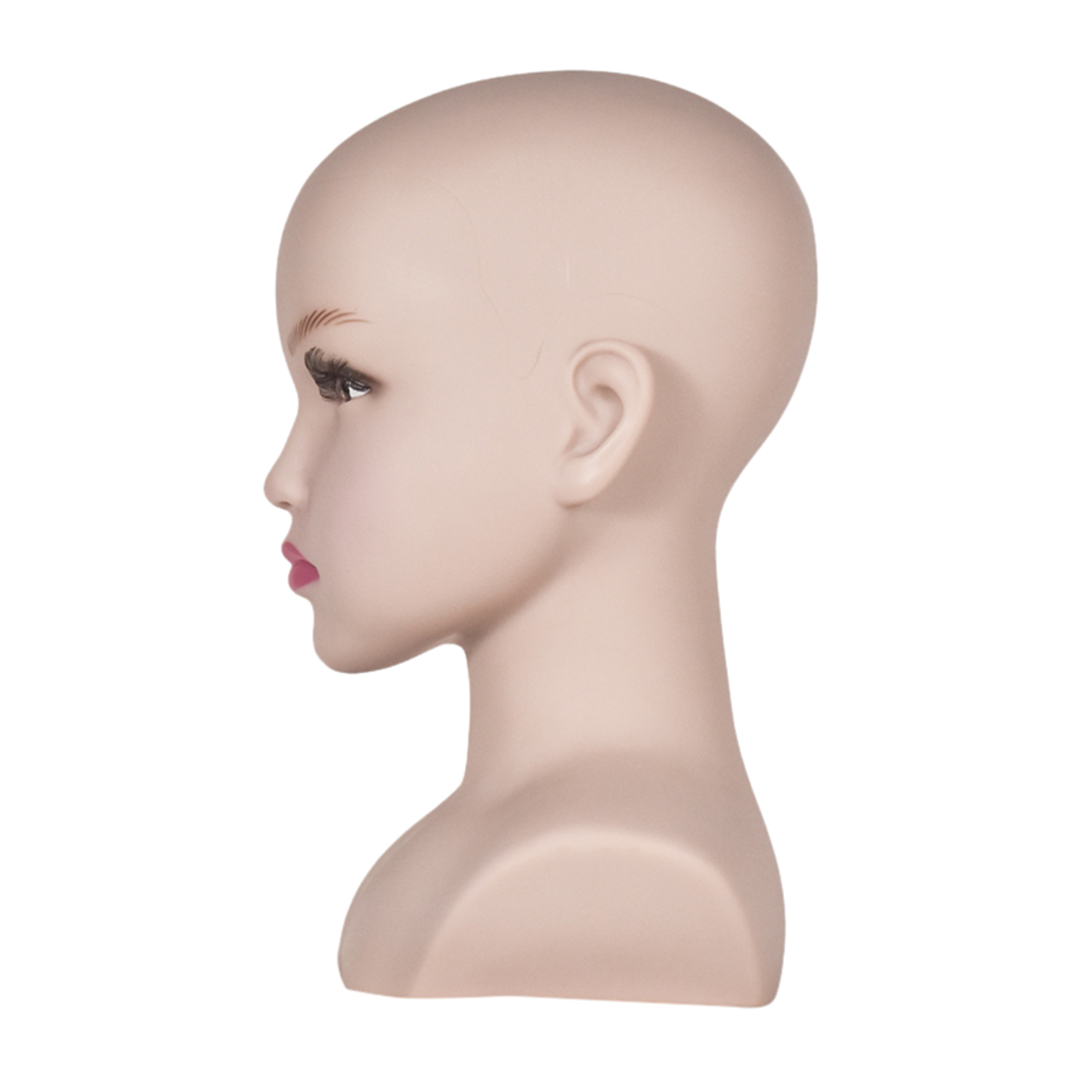 Child Mannequin Head Model Hat Wig Display Stand Rack for Kids Scarves