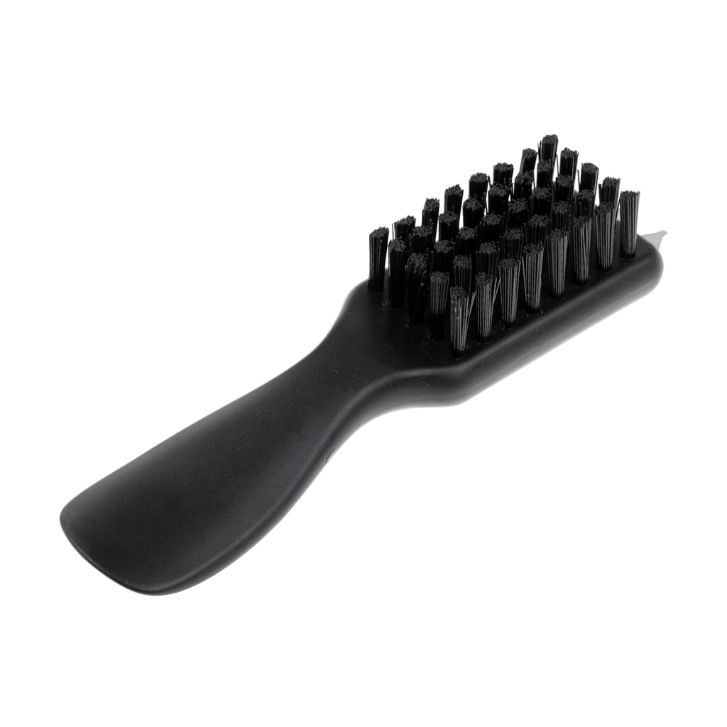 Universal Golf Shoe Brush Cleaning Bristles Groove Cleaner Shoehorn Handle