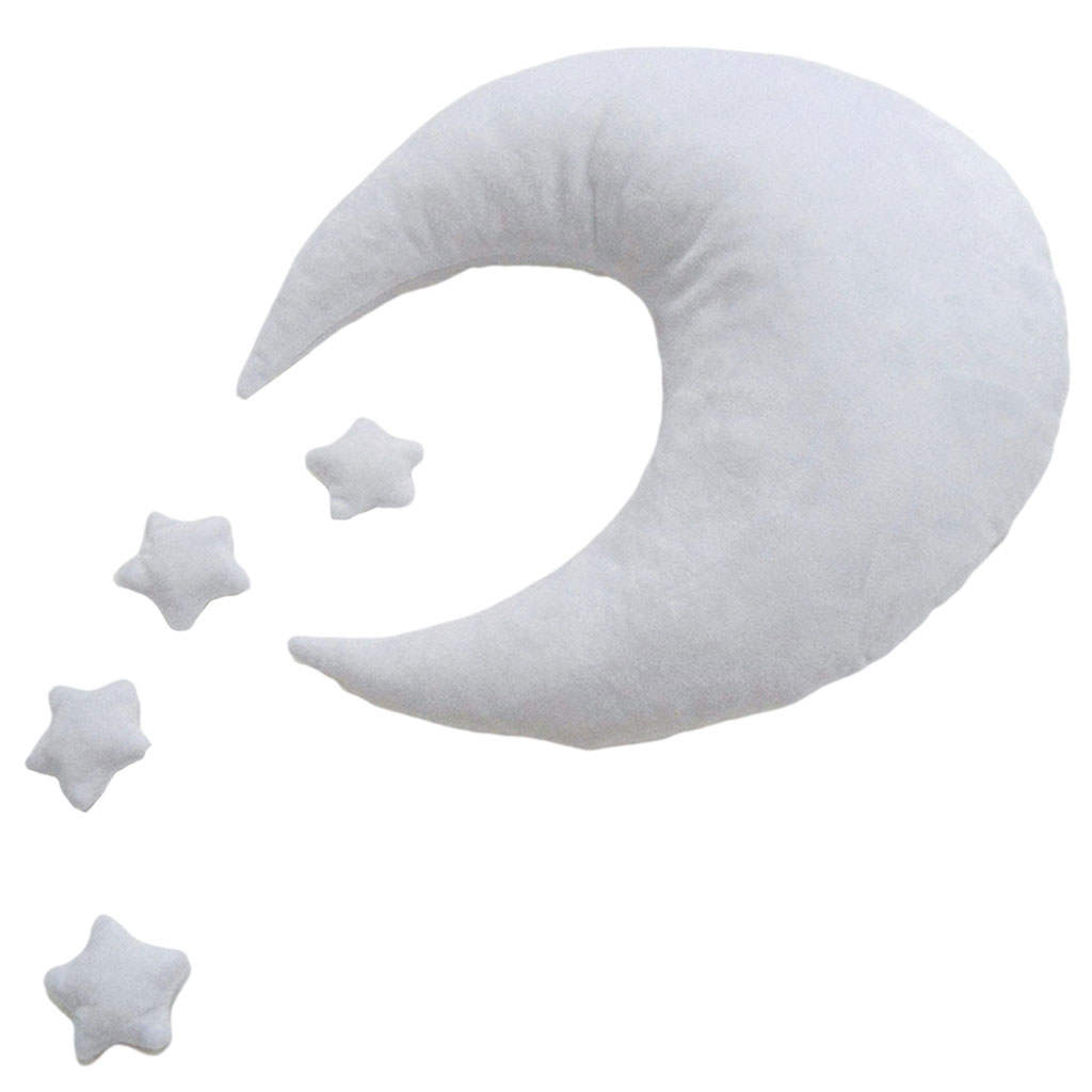 Newborn Photography Posture Pillow Cresent Warmth Novel Shape 1 PC Moon Pillow Unisex Design Soft for Baby Novice Parents