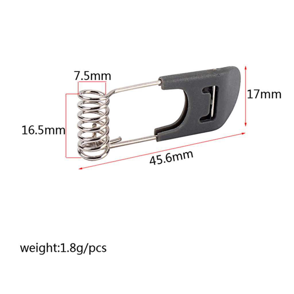 10pcs/set LED Panel Light Spring Clips Ceiling Lamp Fixed Circle Metal Made