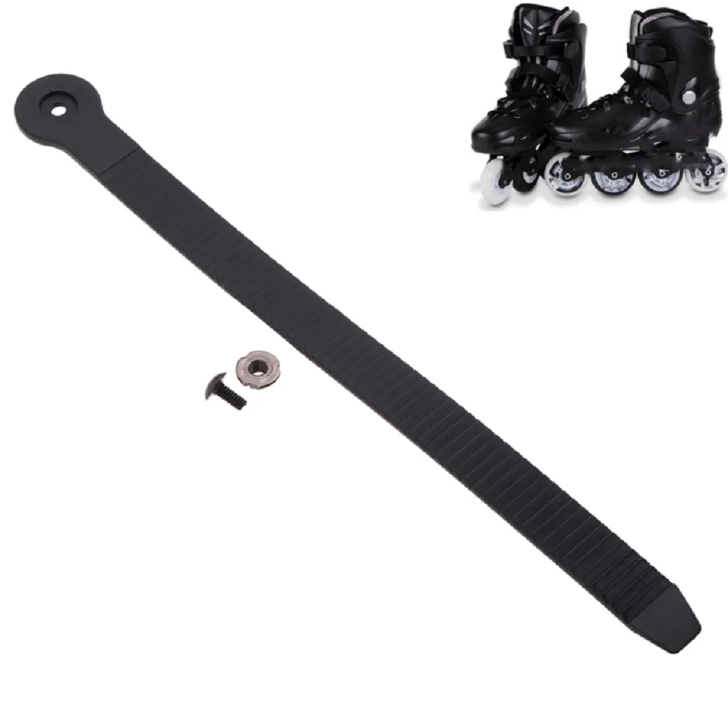 Professional PU Inline Skating Strap Belt Kit Roller Boot Shoes T Shape Scooter Cycling Bike Parts Accessories