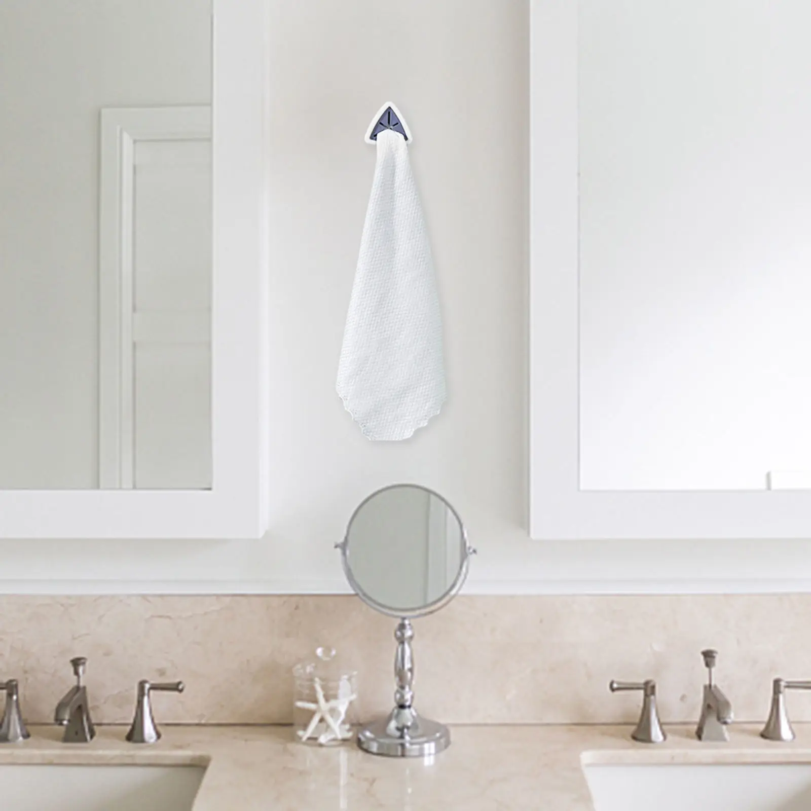 Kitchen Towel Hooks Rag Organizer Hand Towel Hook Household Kitchen Bathroom Push Towel Holder