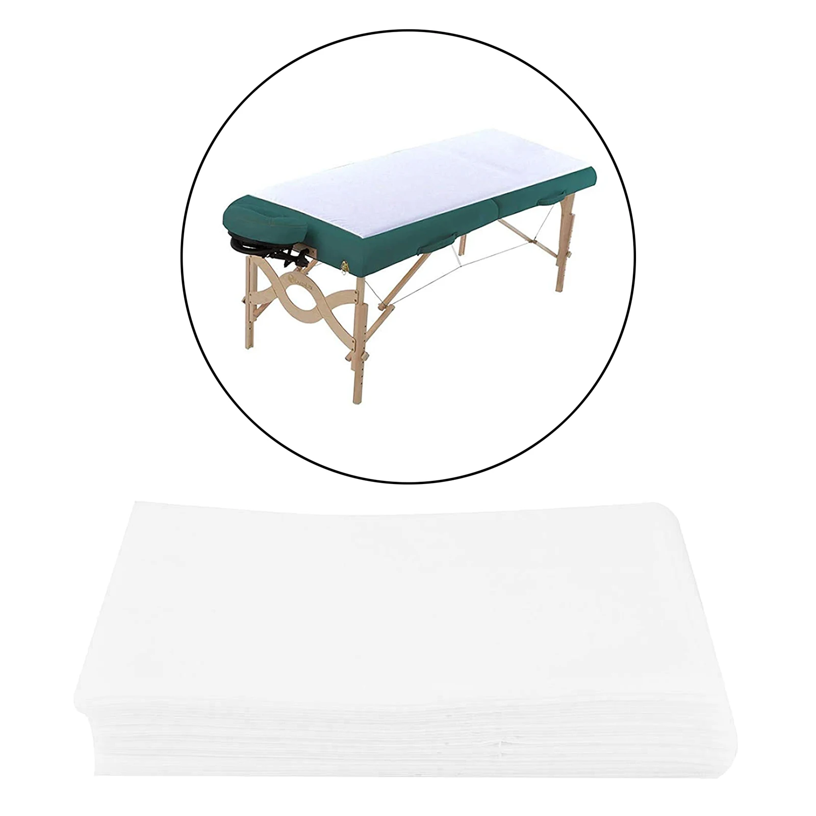 10pcs Spa Bed Sheets Disposable Massage Table Sheet,Couch Cover for Massage